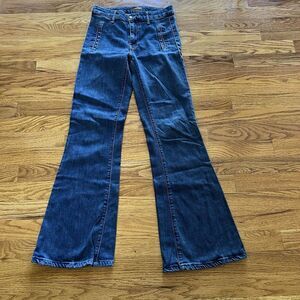 Mother Jeans Size 25 The Drama High Rise 70's‎ Flare in Joyride Lean